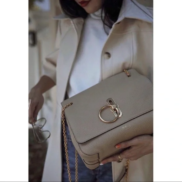 SOLD Mulberry Marloes Large Leather Flap Chain Satchel - Picture 2 of 15